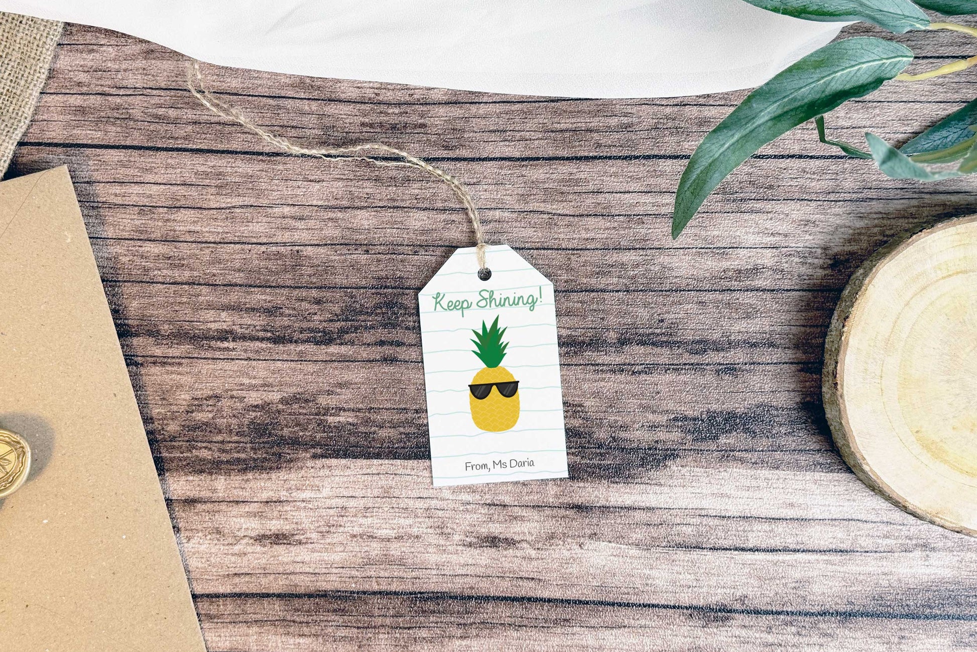bright summer gift tag printable for end of year classroom gifts and student treats